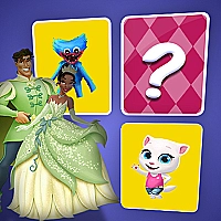 The Princess and the Frog Memory Card Match Game Cover