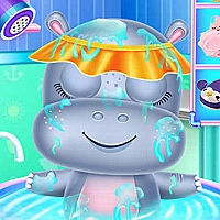 Baby Hippo Care Game Cover