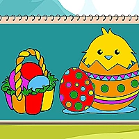 Coloring Book Easter Game Cover