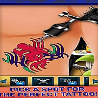 Funny Tattoo Salon Game Cover