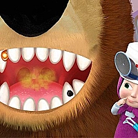 Masha And The Bear Dentist Game Cover