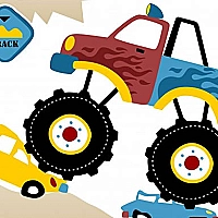 Animal Monster Trucks Difference Game Cover