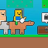 Baby Noob vs Baby Obby Horse Game Cover