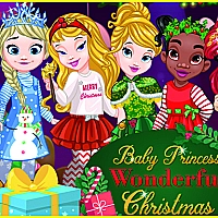 Baby Princesses Christmas: Dress Up Game Cover
