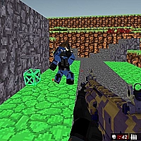 Blocky combat Wars Advanced SWAT Game Cover