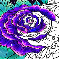 Coloring Book Color by Number Game Cover