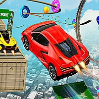 Crazy Car Stunt Descent GT Game Cover