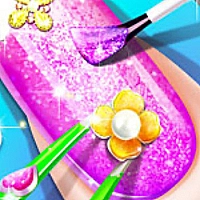 Princess Nail Makeup Game Cover