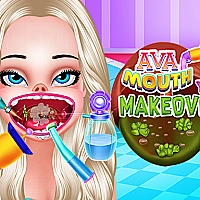 Ava Mouth Makeover Game Cover