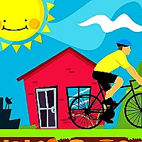 Bicycle Drivers Puzzle Game Cover