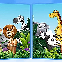 Find Seven Differences - Animals Game Cover