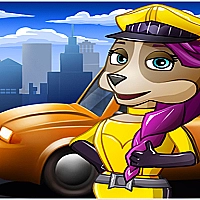 Kids racing. Puppy patrol Game Cover