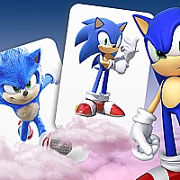Sonic Card Match Game Cover