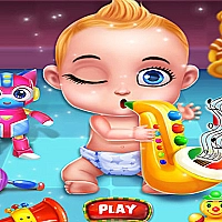 Baby care: Babysitter games Game Cover