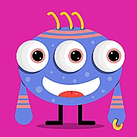 Cute Little Monsters Memory Game Cover