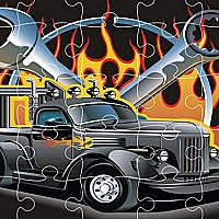 Hot Rod Jigsaw Game Cover