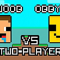 Noob vs Obby Two Player Game Cover