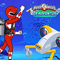 Save Power Rangers From Ocean Zombies - Pin Pull Game Cover