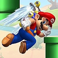 Super Flappy Mario Game Cover