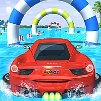 Water Surfing Car Stunts Game Cover