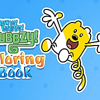 Wow Wow Wubbzy Coloring Book Game Cover