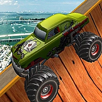 Monster Trucks Sky Stunts Game Cover