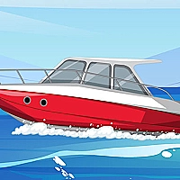 Speed Boat Jigsaw Game Cover