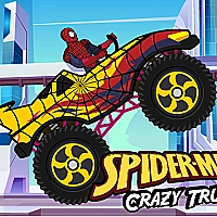 Spiderman Crazy Truck Game Cover