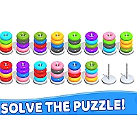 Color Hoop Stack - Puzzle Game Cover