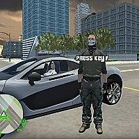Crazy GTA Mercenary Driver Game Cover