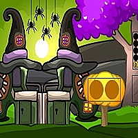 Halloween Witch Mountain Escape Game Cover