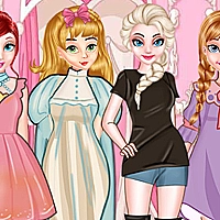 Princess Paper Doll Style Dress Up Game Cover