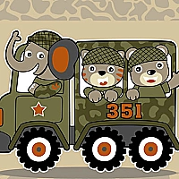 Army Weapon Vehicles Match 3 Game Cover