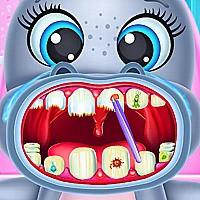 Baby Hippo Dental Care Game Cover