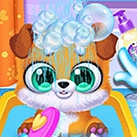 Newborn Puppy Salon Game Cover
