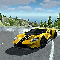 American Supercar Test Driving 3D Game Cover