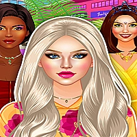 Cute Arabian Princess Dress Up v5 Game Cover