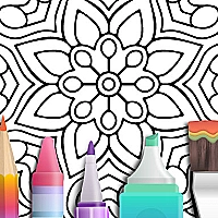 Mandala Coloring Book - Casual Game Cover