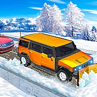 Snow Plow Jeep Simulator Game Cover