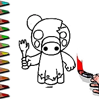 BTS Noob Coloring Book Game Cover