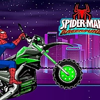 Spiderman Moto Racer Game Cover