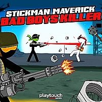 Stickman maverick : bad boys killer Game Cover