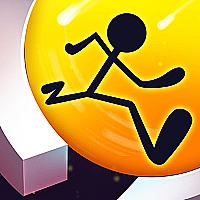 Stickman run around Game Cover