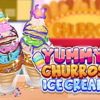 Yummy Churros Ice Cream Game Cover
