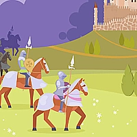 Medieval Knights Match 3 Game Cover