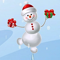 Snow Man Balance Game Cover