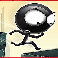 Stickman Roof Runner Game Cover