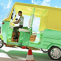 Tuk Tuk Rikshaw Parking Game Cover