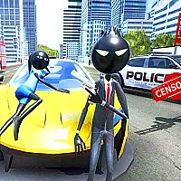 Amazing Crime Strange Stickman Rope Vice Vegas Game Cover