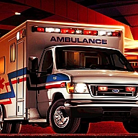 Ambulance Slide Puzzle Game Cover
